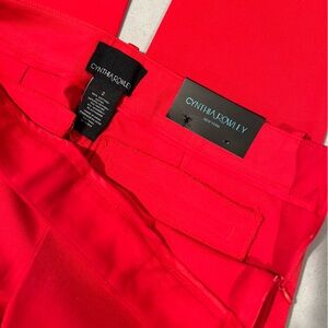 Cynthia Rowley, Lipstick red, slim ankle pants, size 2